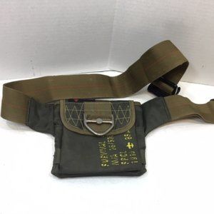 Survival Belt Bag Green Boys Scouts of America Adjustable to 38"